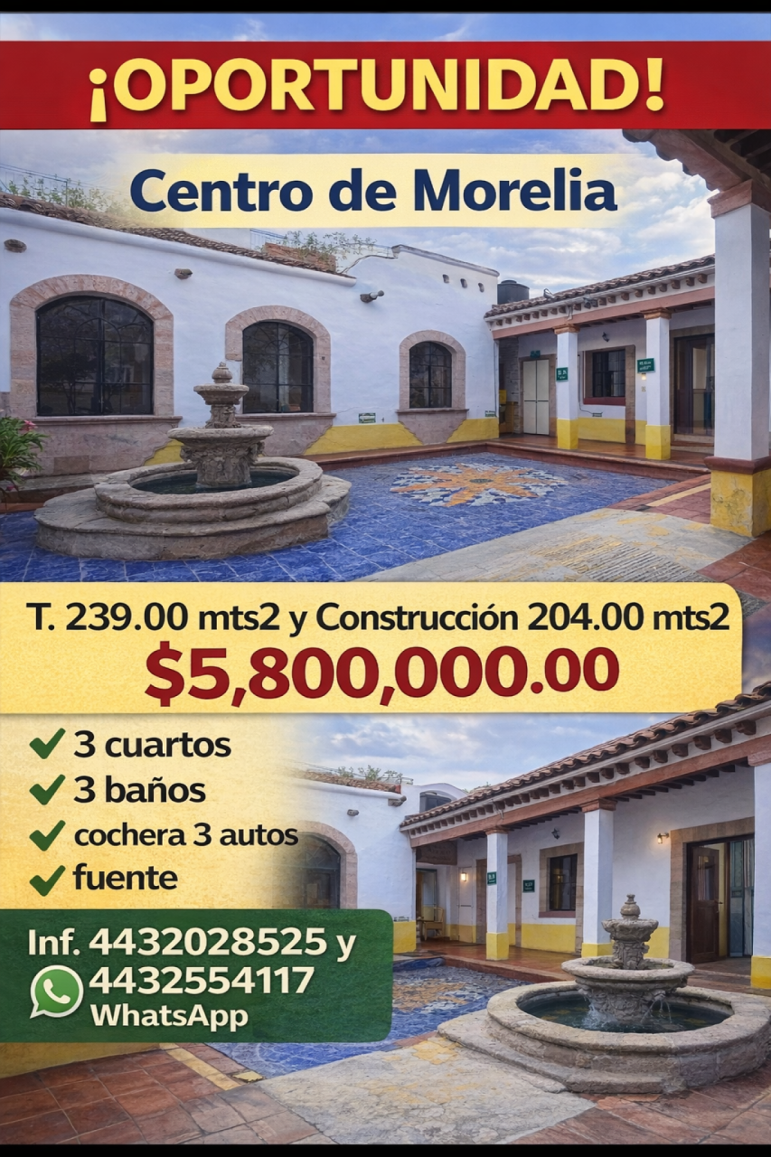 Casas en Centro